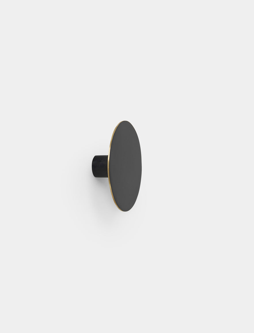 WANDHAKEN - Hook Black Brass L von fermLiving