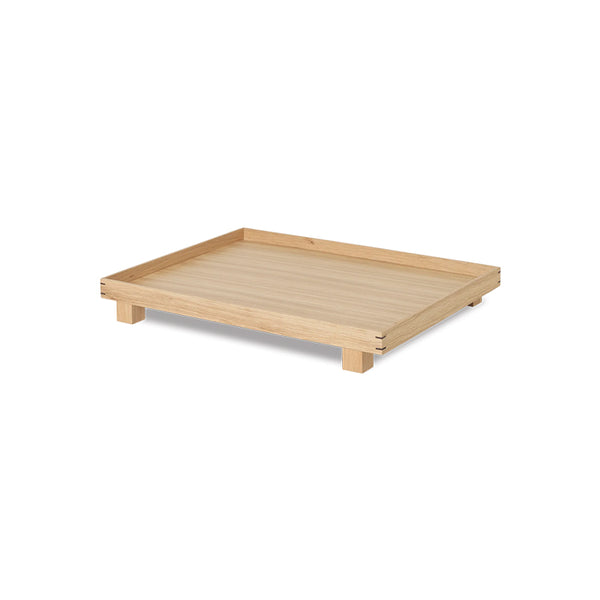 TABLETT - Bon Wooden Tray Large OAK von Fermliving