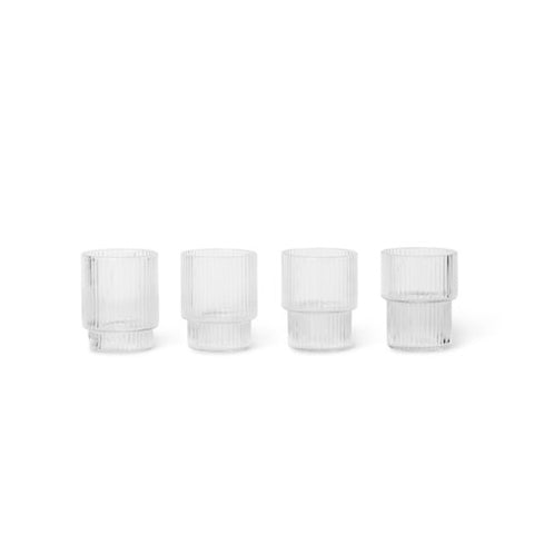 GLAS - "Ripple Small Glasses" von fermLiving (Set of 4)